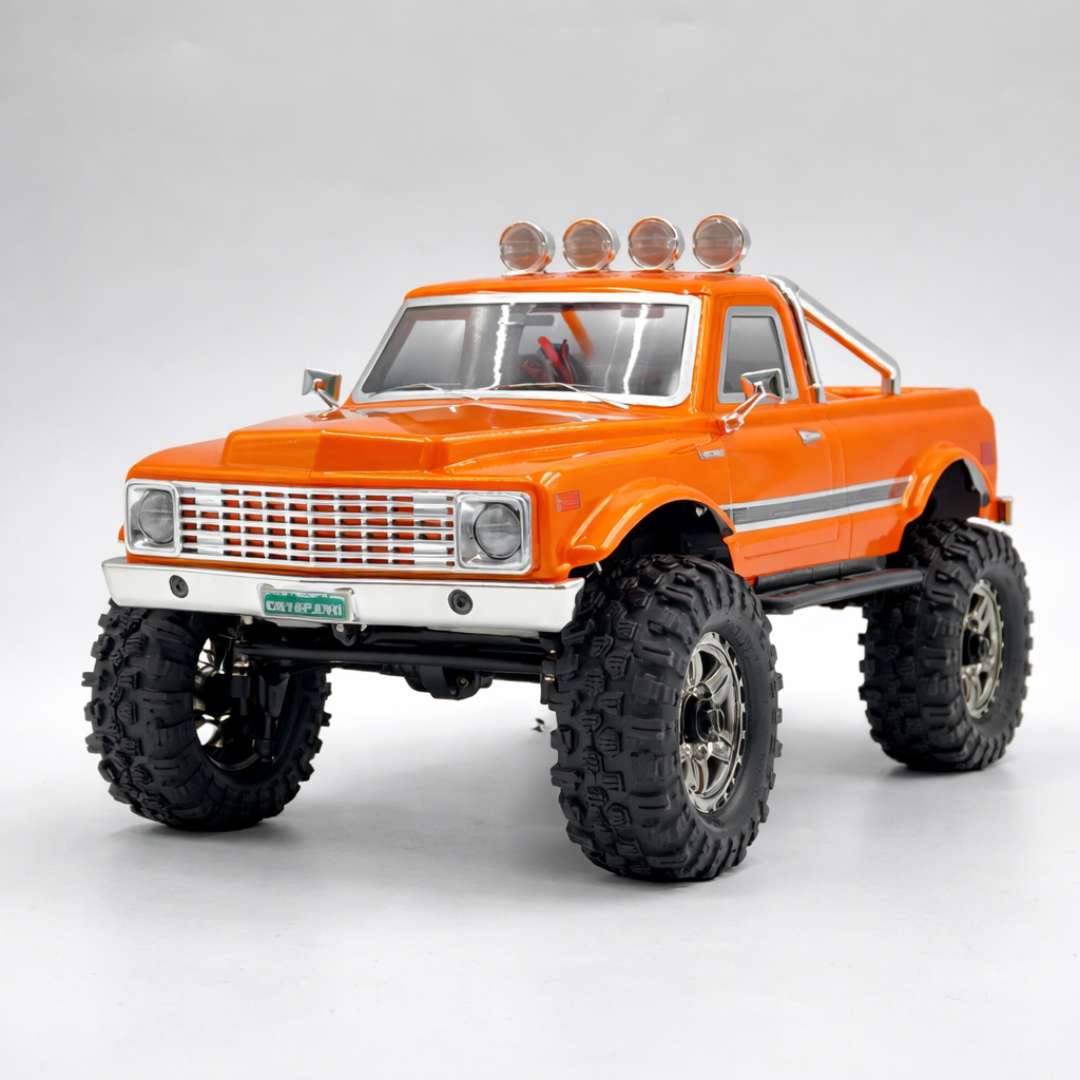 Hobby Plus CR18P EVO V2 Convoy 1:18 4WD RC Crawler – 2-Speed Trail Truck (Orange) | India