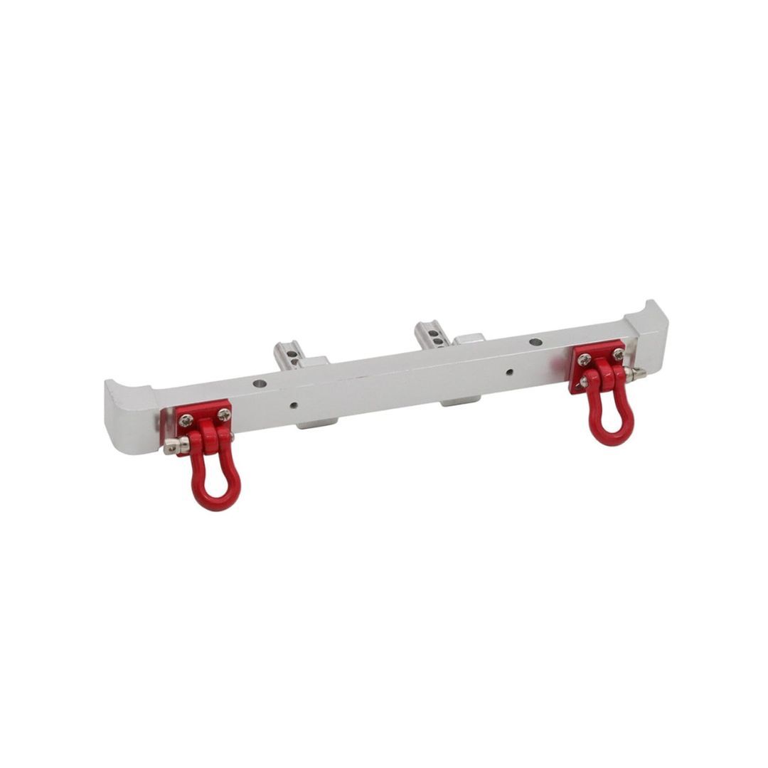 1/12 Metal Rear Bumper for MN128 RC Car – Heavy-Duty Upgrade (Silver / Black) | India