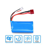 7.4V 2600mAh Li-ion Battery 15C (T Plug) – Rechargeable RC Battery Pack
