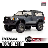 UDIRC UCX1802PRO Toyota Land Cruiser Prado 1/18 4WD Brushless RC Rock Crawler RTR with FOC Motor & 2-Speed Gearbox