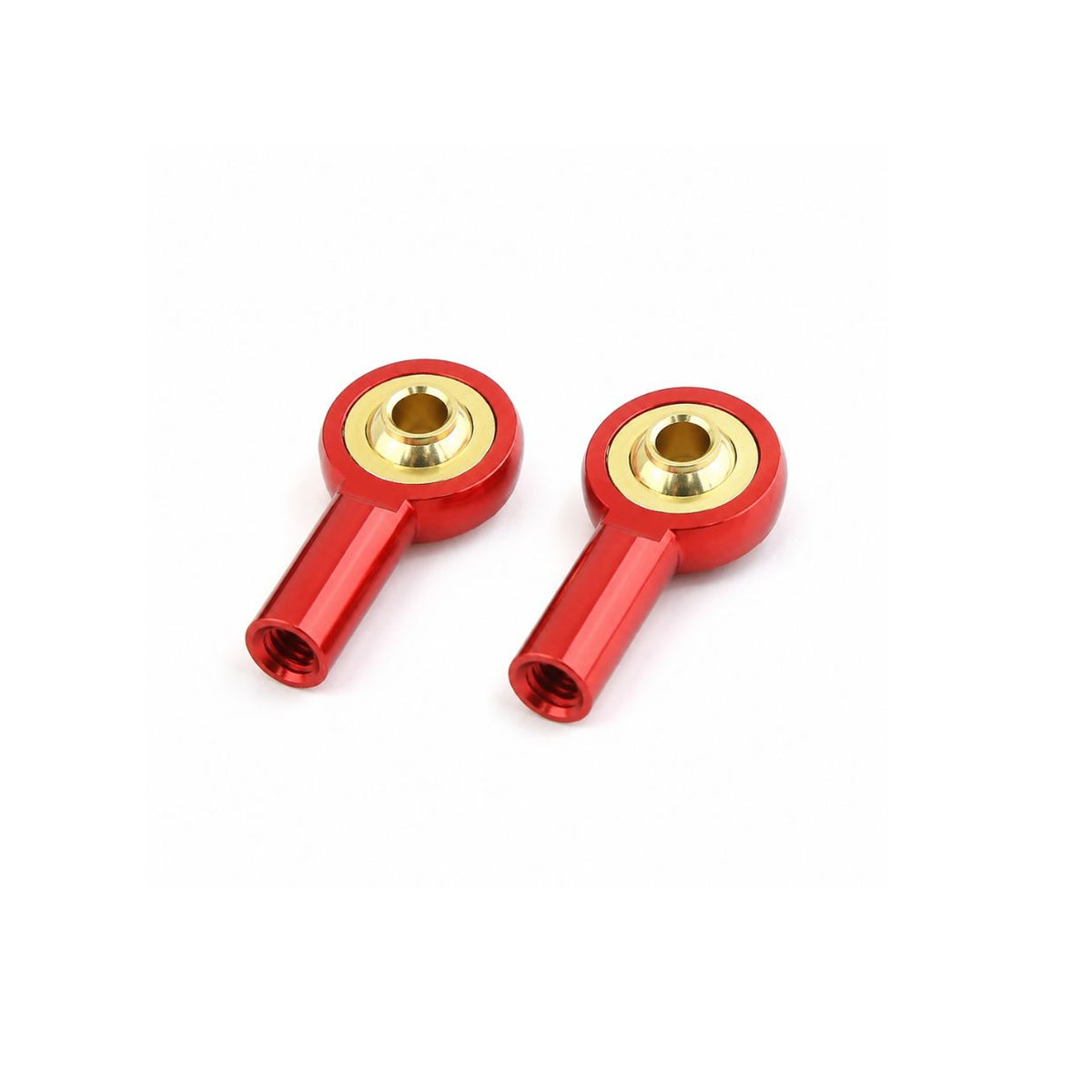M2×15mm Aluminum Link Tie Rod End Ball Joints for RC Car / Robot DIY Parts – Set of 2 Red color