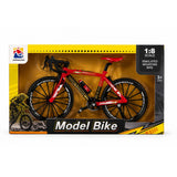 1:8 Scale Metal Die-Cast Mountain Bike Model Red & Black Collectible Bicycle | India
