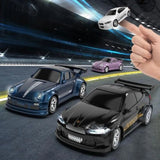 FAYEE FQD25 BMW 1:64 4WD Mini RC Drift Car – High-Speed Desktop Racer (White / Black)