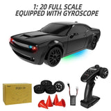 Fayee FQD10 Hellcat RedEye Dodge Challenger – 1/20 Scale 4WD Indoor RC Drift Car with Gyroscope