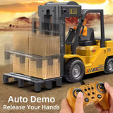 1:24 Forklift Truck RC Car – Remote Control Engineering Vehicle with Spray & Sound Effects India