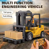 1:24 Forklift Truck RC Car – Remote Control Engineering Vehicle with Spray & Sound Effects India