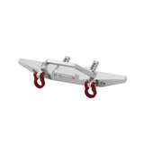 1/12 Scale Metal Front Bumper for MN128 RC Car – Heavy-Duty RC Upgrade (Black / Silver) | India