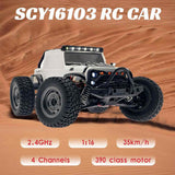 SCY-16103 Gantry 1/16 RC Car – 4WD High-Speed Off-Road Truck – India (Black)
