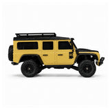 HB Toys Land Rover Defender R4304 1/43 Scale 4WD RTR Mini RC Crawler with APP Control – Yellow