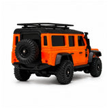 HB Toys Land Rover Defender R4305 1/43 Scale 4WD RTR Mini RC Crawler with APP Control – Orange