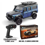 HB Toys Land Rover Defender R4306 1/43 Scale 4WD RTR Mini RC Crawler with APP Control – Blue