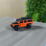 HB Toys Land Rover Defender R4305 1/43 Scale 4WD RTR Mini RC Crawler with APP Control – Orange