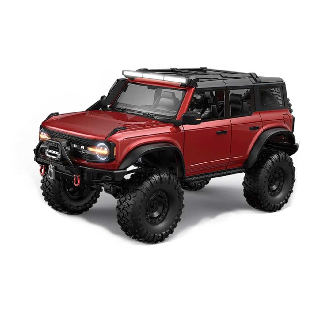 HB Toys R1002-2 Upgraded Version 1/10 4WD RC Rock Crawler with Winch & Differential Lock – Red | DumboRC Remote