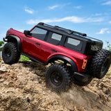HB Toys R1002-2 Upgraded Version 1/10 4WD RC Rock Crawler with Winch & Differential Lock – Red | DumboRC Remote