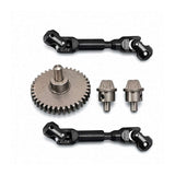 Metal Driveshaft & Gear Upgrade Kit for HB Toys ZP Series RC Crawlers | CVD Universal Joint + Gearbox Bevel Gear Set