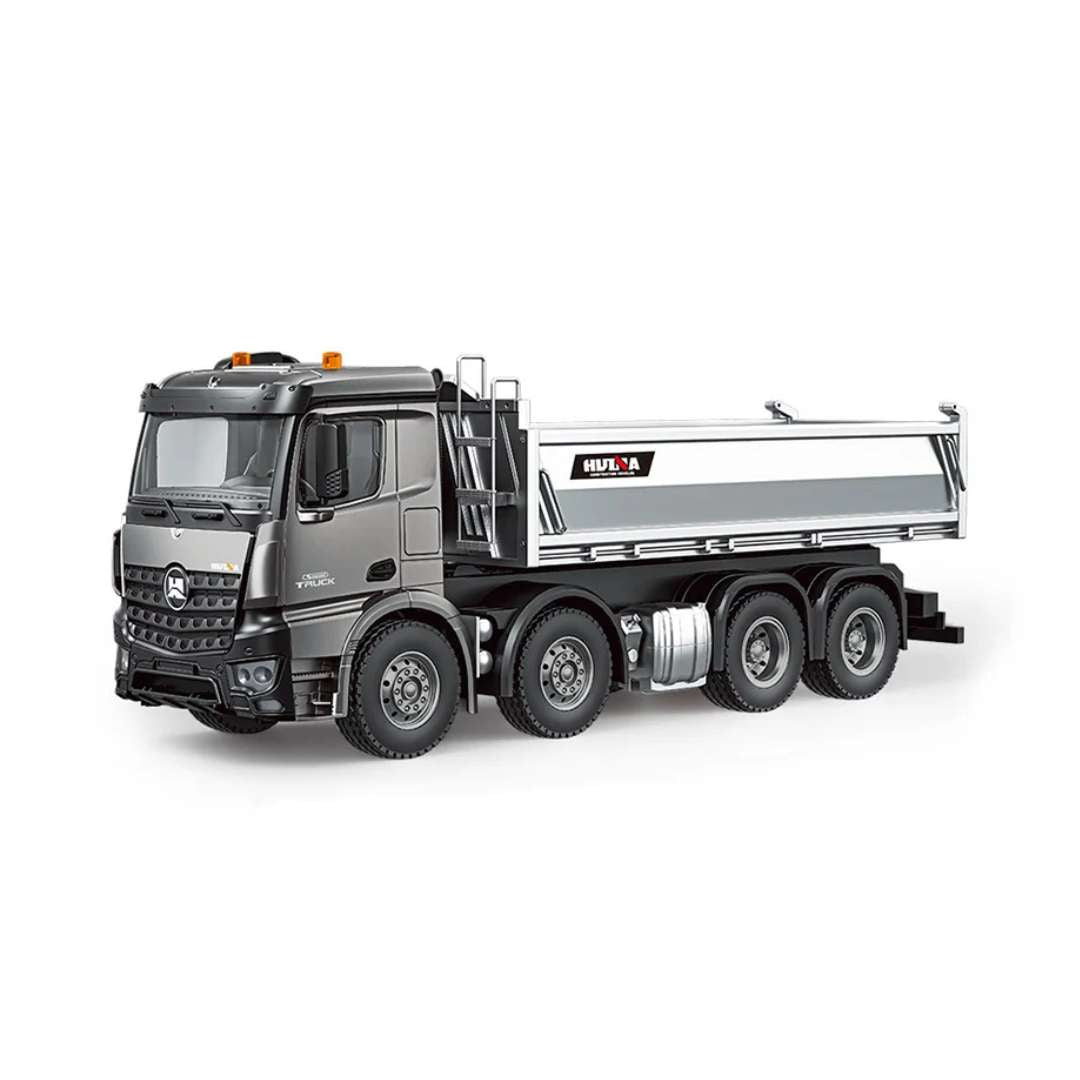 HUINA 1536PRO 1/14 Alloy RC Dump Truck 13CH Metal Construction Truck | India