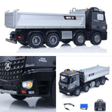 HUINA 1536PRO 1/14 Alloy RC Dump Truck 13CH Metal Construction Truck | India