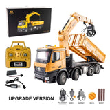 HUINA 1538 1/14 Alloy RC Dump Truck with Timber Grab Crane 26CH | India