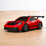 Hstar 1:43 Porsche-Style RC Drift Car 4WD with Gyro & LED – Red (2.4GHz)