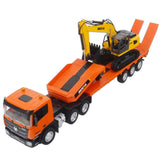 Huina 1319 1/18 RC Tractor Truck with Excavator & Flatbed Trailer | 9CH India
