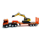 Huina 1319 1/18 RC Tractor Truck with Excavator & Flatbed Trailer | 9CH India