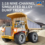 Huina 1533 Scale RC Dump Truck –  1:18 Remote Control Tipper Construction (India)