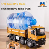 Huina 1536 8×8 RC Dump Truck 1/14 Scale – 12 Channel Heavy Duty Construction Truck