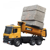 Huina 1573 1:14 Scale RC Dump Truck – 10 Channel Heavy-Duty Construction Vehicle (2025 Model | India)