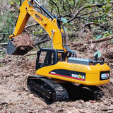 Huina 1580 V4 1:14 Scale Full-Metal RC Excavator – 23 Channel with Interchangeable Tools (India)