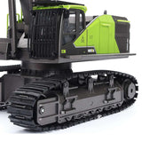 Huina 1593 RC Excavator 1/14 Scale – 2.4GHz Construction Truck with 360° Rotation & Metal Attachments | India