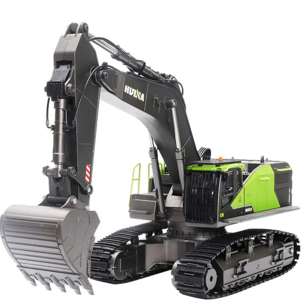 Huina 1593 RC Excavator 1/14 Scale – 2.4GHz Construction Truck with 360° Rotation & Metal Attachments | India