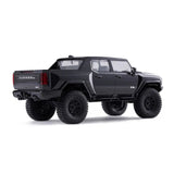 FMS 1:18 FCX18 Hummer EV RC Pickup Truck (RTR, Black) – Officially Licensed Rock Crawler
