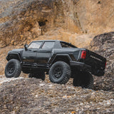 FMS 1:18 FCX18 Hummer EV RC Pickup Truck (RTR, Black) – Officially Licensed Rock Crawler