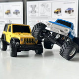 JIABAILE 3601 RTR 1/36 4WD Mini RC Rock Crawler – 2.4GHz Off-Road Climbing Truck with LED Lights (60 Min Playtime)