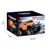 JJRC C8801 Jeep Wrangler 1/18 Scale RC Rock Crawler – 4WD Off-Road Climbing Truck with LED Lights | India