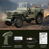 JJRC C8815 Willys Jeep RTR – 1:12 Scale 4WD Military RC Truck | Off-Road India Edition