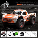 JJRC Q130B 1/14 Scale Brushless 4WD RC Car – 70KM/H High-Speed Off-Road Short Course Truck