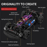 JJRC Q142 Hurricane 1/14 Scale 4WD RC Drift Car – Retro Styling, Proportional Control, Demon Eye LEDs & Drift Tires Included