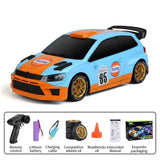 JJRC Q233 1/24 Drift RC Car – VW Polo GT Style 4WD Mini Rally Car with LED Lights | India