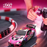 JXC SP4301 Supra 1/43 Scale 4WD RC Drift Car with Gyro – Officially Licensed 1087X Lion Dance Edition | India