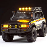 FMS 1/10 Toyota Land Cruiser 80 RS Brushless Expedition Crawler – Black Edition | India