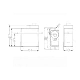 MJX H18P Ford Bronco Original Steering Servo – Metal Gear Upgrade