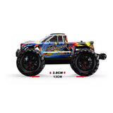 MJX Hyper Go 20208 – 1/20 Scale 4WD Brushless RC Truck (45KM/H) – High-Speed Off-Road Basher (India)