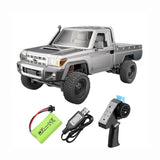 MN82 PRO 1:12 Scale Toyota Land Cruiser LC79 4WD RC Rock Crawler – Silver (2025 Edition)
