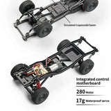 MN82 PRO 1:12 Scale Toyota Land Cruiser LC79 4WD RC Rock Crawler – Silver (2025 Edition)