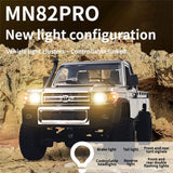 MN82 PRO 1:12 Scale Toyota Land Cruiser LC79 4WD RC Rock Crawler – Silver (2025 Edition)