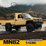 MNRC MN82 RTR 1/12 4WD RC Car – Toyota Land Cruiser LC79 Rock Crawler (Yellow) – Off-Road Truck India