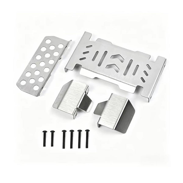 Metal Chassis Armor Skid Plate Set for Yikong YK4107, YK4107 Pro & YK4106 Pro RC Crawler | India