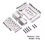 Metal Chassis Armor Skid Plate Set for Yikong YK4107, YK4107 Pro & YK4106 Pro RC Crawler | India