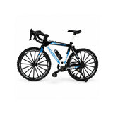 Metal Die-Cast Mountain Bike Model – Black & Blue | 1:8 Scale Collectible Bicycle | Ages 3+